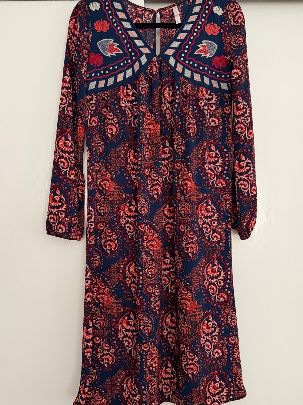 Xhilaration Paisley Printed Midi Dress